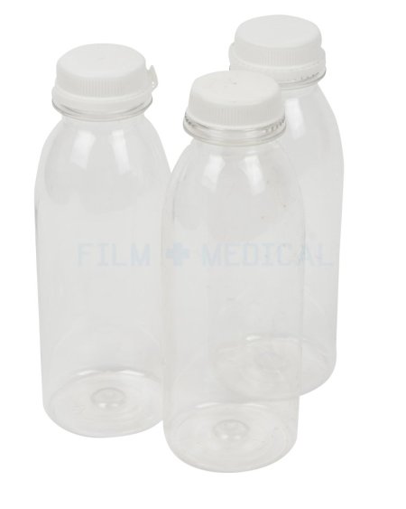 Clear Plastic Chemical Bottles Medium Priced Individually 